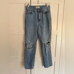 Madewell Perfect Vintage Jean Distressed Size 26